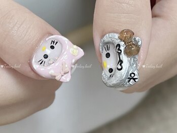 トゥデイネイル(Today.Nail)/キティーちゃんネイル