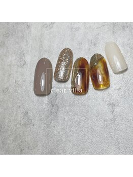 ネイルサロンクリアヴィラ(nail salon clear villa)/trend designコース￥8990