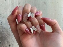 リリカネイル(Ririka nail)/バタフライネイル