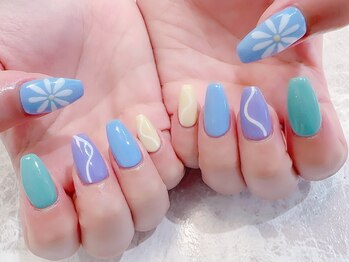 #アイスカラー#お花#パステル