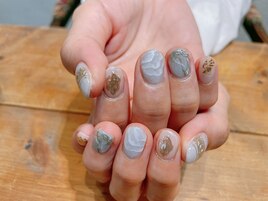 サンドネイル/お洒落/金箔アート