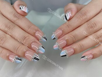 ココナッツネイル/推しネイル