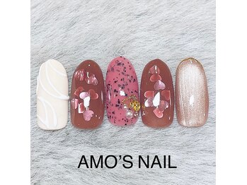 アモズネイル さっぽろ東急百貨店(AMO'S NAIL)/11000円デザイン