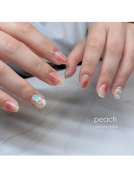 エンズネイル(O’s nail)/白桃ネイル