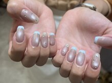 ネイル クランツ(nail kranz)/ブルーフレンチ