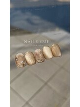 ネイルズキュー(NAILS CUE)/秋ネイル/ブラウン/テラコッタ