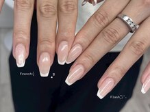 リンミウ(RiN.miu)/ホワイトフレンチネイル Momo