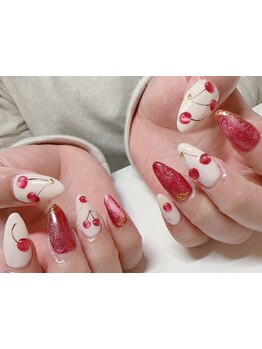 手描きアートが得意なサロン