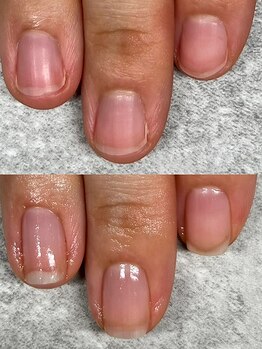 ネイルエリザベス(Nail Elizabeth)の写真/ジェル不使用で美爪になれる☆経験豊富なスタッフが爪の状態を見極めしっかりカウンセリングいたします◎