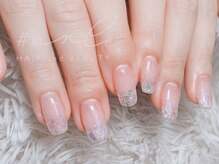 アール 多治見店(#arl)/ラメグラデーション+アート