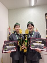 ネイルサロンアンドスクール バニラ(nailsalon&school VANILLA)&nbsp;店長副店長 が優勝！