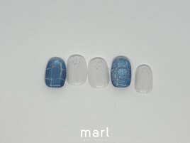 ブルー　チェック　夏