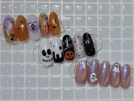 ハロウィン/オバケ/手書きアート