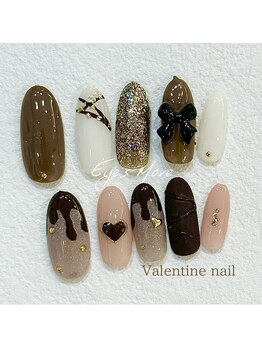 Valentine Nail　チョコ