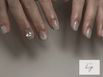 リジ(Ligi.)の写真/《高知お洒落女子に圧倒的支持》人気ネイリストが遂にお店をOPEN！ネイルが初めての方もお任せ下さい◎