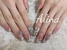 エリナネイルサロン池袋(Alina Nail Salon)/チークマグネットネイル