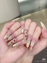 美人計ネイルサロン/長さ出しゴージャスデザイン