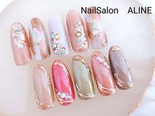 ネイルサロン アリーヌ(ＡＬＩＮＥ)/【定額】VIPコース￥8900