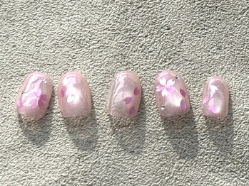桜定額ネイル/8900