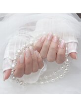 アイリーネイルスタジオ(Aily Nail Studio)/ピンクオーロラネイル