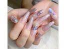 紫陽花ネイル