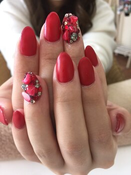 ネイルサロン ティプレシャス(T Precious)/キラキラ☆マットネイル