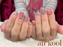 アンクール(an kool)/【ネイル】押し花ネイル