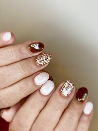 秋冬映えの上質ツイード