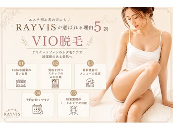 エステティック レイビス 銀座店(RAYVIS)の写真/デリケートゾーンのお手入れはプロにお任せ☆面倒で負担大な自己処理とはサヨナラ!無料カウンセリング◎