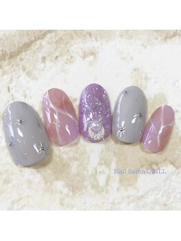 ネイルサロン クイル(QUILL)/2月ほんのりむらさき(2)