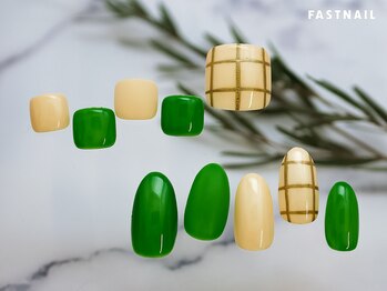 ファストネイル ロコ 春日店(FASTNAIL LOCO)/グリーンカラー→写真番号:11693