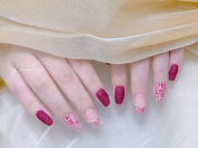 ミオ 上野店(mi.o)/ツイードフレンチネイル