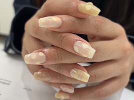 イエロー　チェック