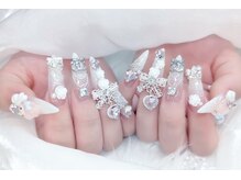 キアラネイルサロン/パーツ付け放題チップ長さだし