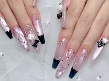 クイーンズネイルサロン(Queen's nail salon)/長さだし持ち込みデザイン