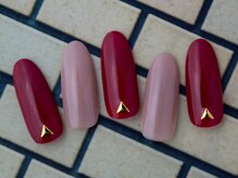 ネイル アンド まつげエクステサロン キュア(Cure)/ピンクワンカラー