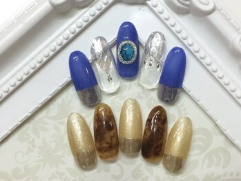 ティーエヌ 本厚木店/秋ネイル☆7000円税抜