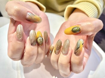 ブルームス(blooms)/大理石ネイル