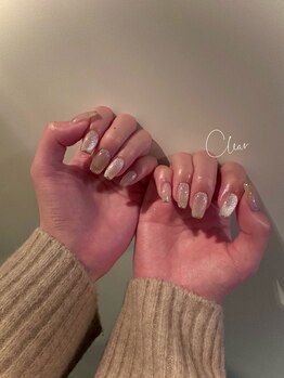 クリア(Clear)/マグネット×ゴールドミラー