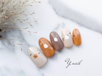 ワイネイル(Y.nail)/かわいめハロウィンネイル