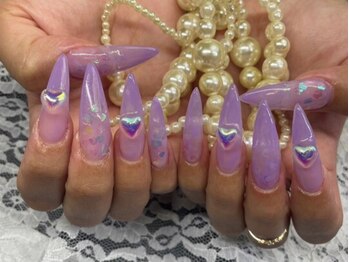 ホワイトネイル(White Nail)の写真/歴15年！韓国人ネイリストによる丁寧施術×高技術で大満足の仕上がりに♪長さだしで綺麗な指先を叶えます◎