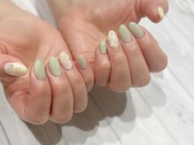 ルームヘアネイル 梅ヶ丘店(Room hair nail)/お花ネイル♪