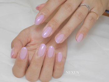 ネクサス(NEXUS)/パープルピンクのオーロラネイル