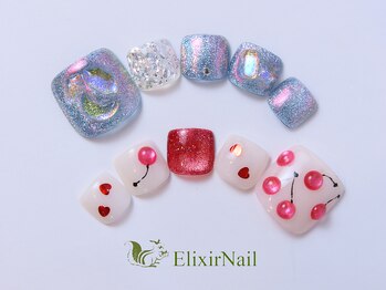 エリクサー 飯田橋(Elixir)の写真/高品質『フット』ジェルがやり放題¥9980!!自然のある癒しの店内♪やり放題『ハンド』ジェル90分¥9980も◎