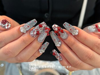 シェリーラメール 新宿店(cherie la mer)/チェックネイル