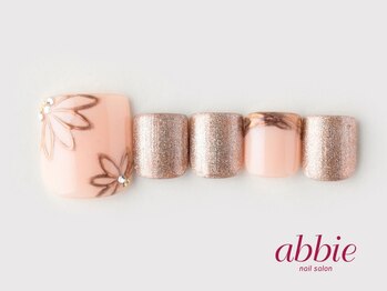 ネイルサロン アビー 宮益坂店(abbie)/ミラーフラワー ¥14333
