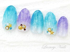 summer＊貝殻Nail