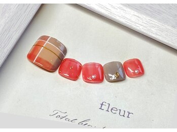 トータル ビューティ サロン フルール(Total Beauty Salon FLEUR)/フットネイルDコース11000円
