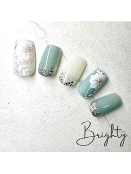 プライベートブライティ(Brighty)/フラワーネイル