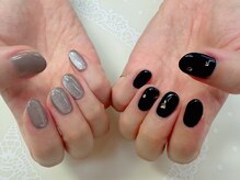 ネイルサロン ティアラリュクス 市川北口店(Tiara Luxe)/非対称ネイル